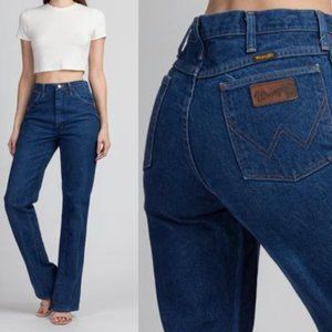 WRANGLER DENIM BOOTCUT FLARE Vintage No Fault Denim USA High WAISTED Rise Jean